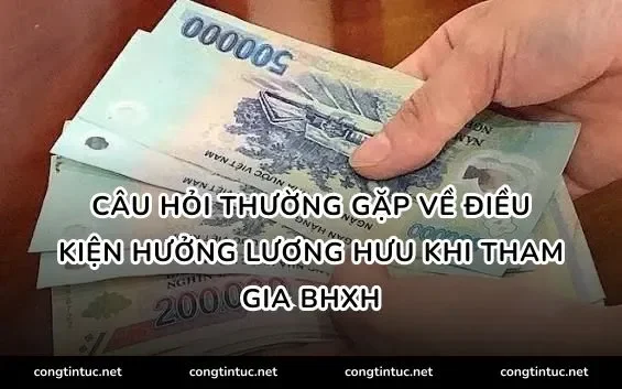 Câu hỏi thường gặp về Điều kiện hưởng lương hưu khi tham gia BHXH