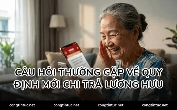 Câu hỏi thường gặp về quy định mới chi trả lương hưu