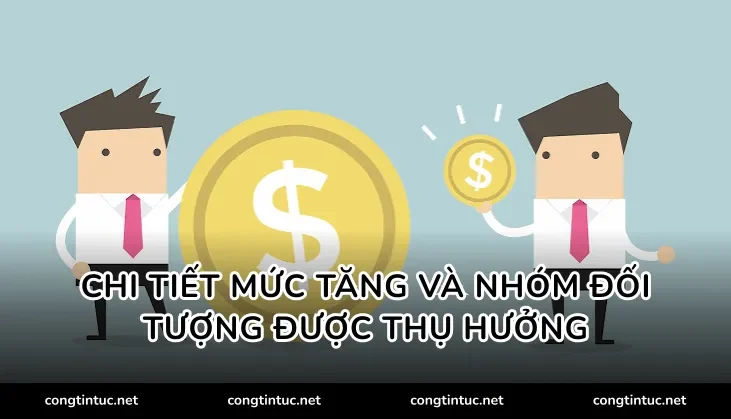 Chi tiết mức tăng và nhóm đối tượng được thụ hưởng