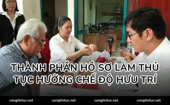 Thành phần hồ sơ làm Thủ tục hưởng chế độ hưu trí